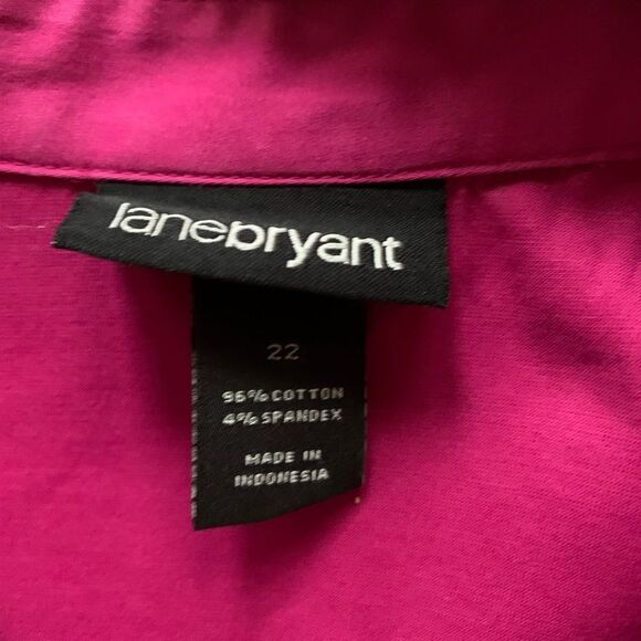 Lane Bryant Magenta‎ Shirt - Picture 9 of 9